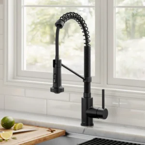 KRAUS Bolden Commercial Style 2-Function Single Handle Pull Down Kitchen Faucet KPF-1610MB